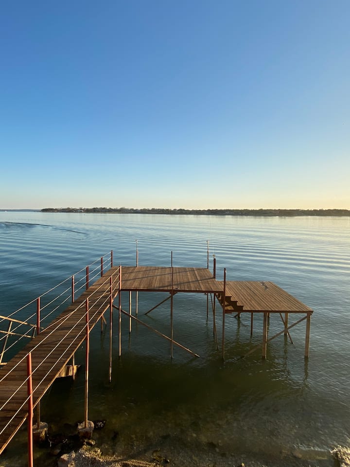A-framed Waterfront Cabin With Private Deck - Lake Buchanan, TX