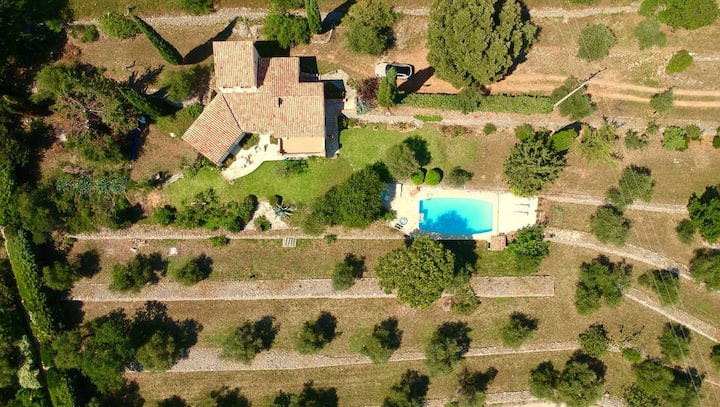 A French Villa In The Middle Of An Olive Grove - Peymeinade