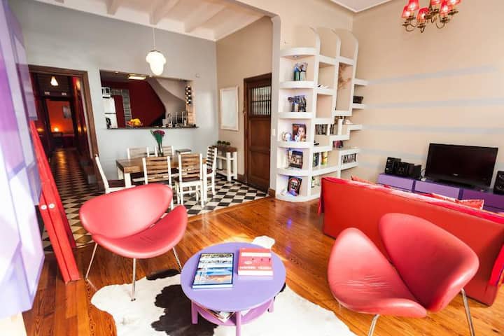 Central & Lichte Twee-slaapkamer Appartement In Monserrat / Downtown Ba - Buenos Aires