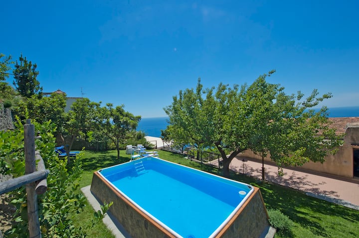 Villa+pool In The Centre Of Praiano - Praiano