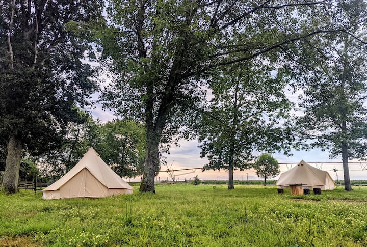Pégase Harmony, Camping à La Ferme Tente 2 Sur 3 - Morcenx