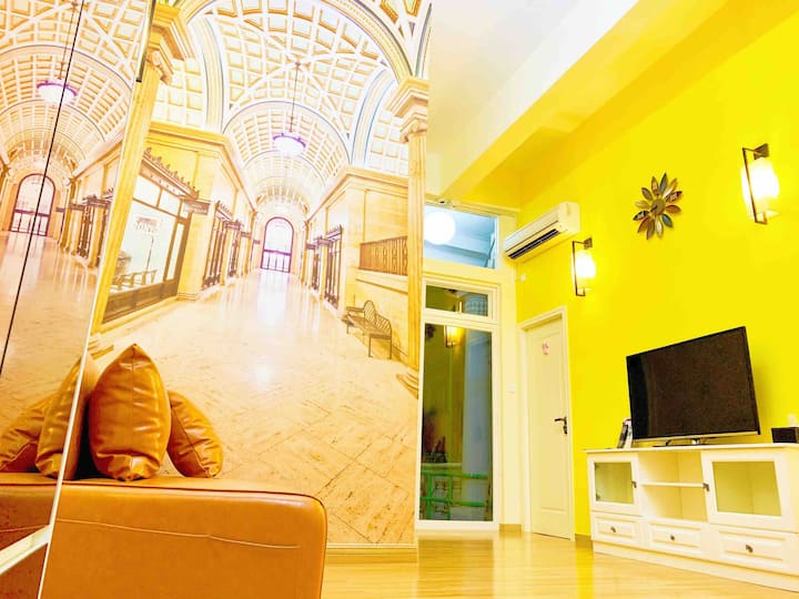 European Style 2 Bedroom Apartment In Downtown - Macau Island
