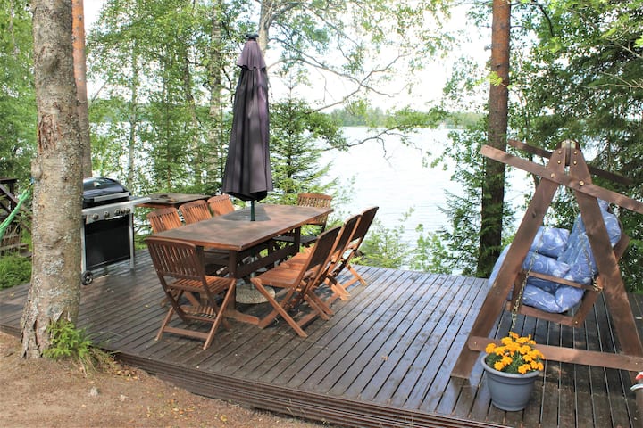 Koivuranta- Charming Lakeside Cottage - Iitti