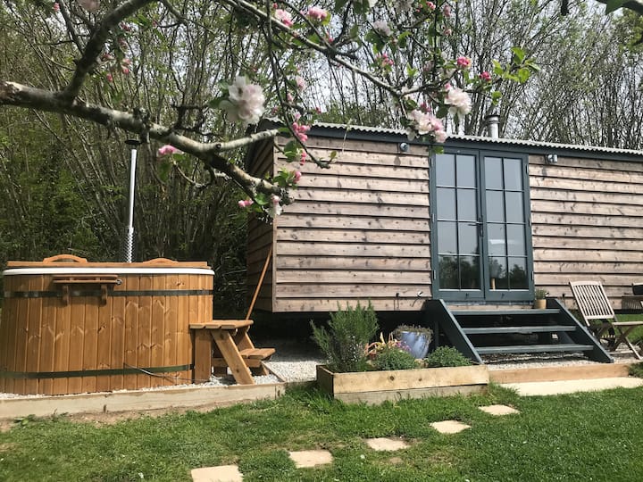 Orchard Annie - Shepherd’s Hut With Hot Tub - Devon