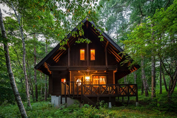 Elegant, Secluded Cabin For Couples & Families - 나가노시
