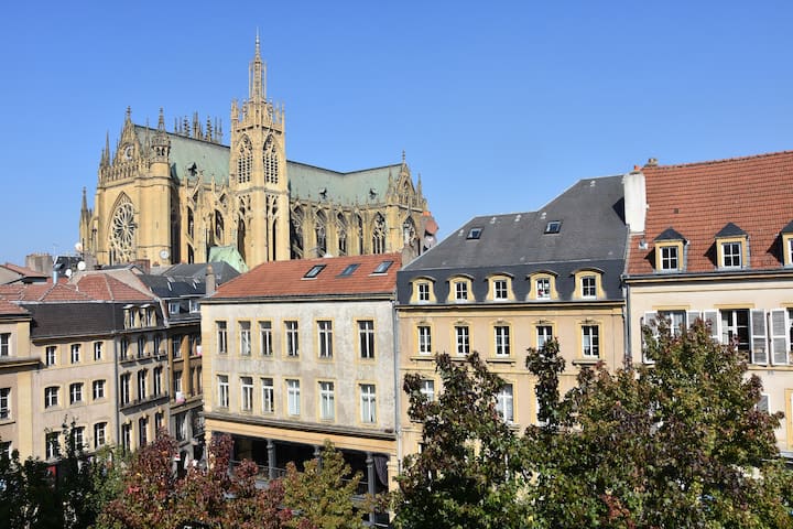 ❤Grand Appartement Vue Cathédrale Metz - Woippy