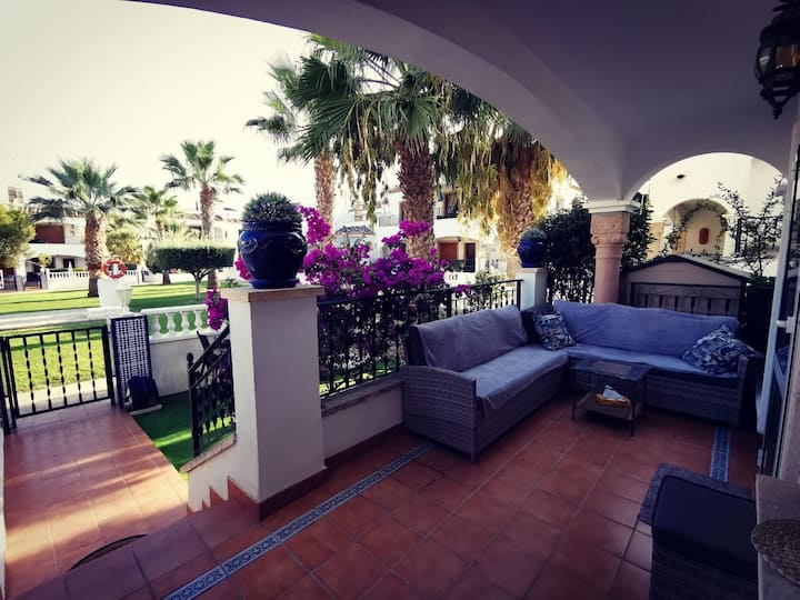 Luxury Villa With 2 Private Terraces + Heated Pool - Cabo Roig