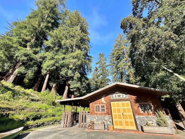 Edge Of The Redwoods, Cozy Cabin Retreat - Pescadero