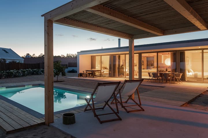 Casa Cima Comporta Modern Bliss Private Pool Award Winning Design - コンポルタ