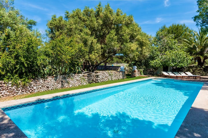 Finca Eleonora - Quiet, Big Garden And Pool, Free Wifi And Ac, Sonos - Menorca
