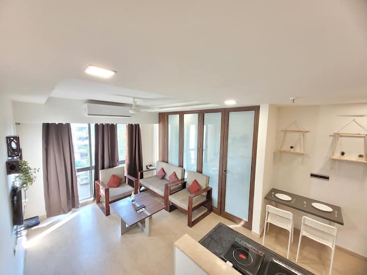 Modern 1bed Apartment Near Bkc 2 - Aéroport de Mumbai Chhatrapati-Shivaji (BOM)