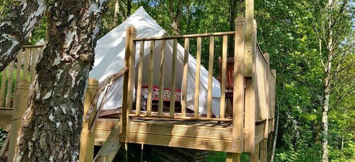 Nabbynook, Bell Tent With Pike View - Todmorden