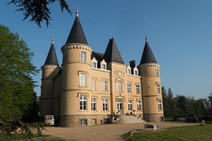 Fairytale Chateau In Pays De La Loire, France - Mayenne