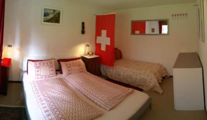 Amazing View From Balcony 1 Br Max 4,  Easy Bus, Own 24/7laundry, Undercoverpark - Mürren