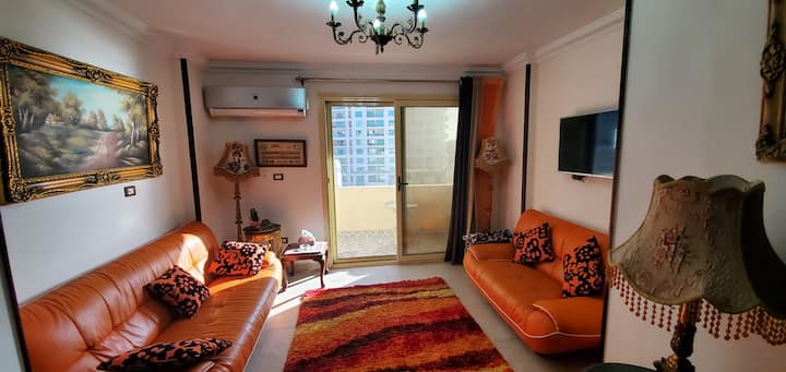 Apartment Beside Four 
Season Hotel 2 Beds
للأزواج - Alexandrie, Égypte