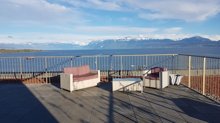 Spacious, Bright And Luxurious Lakeside Appartment - Morges