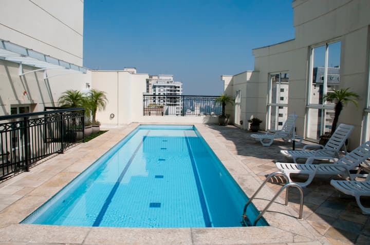 Premium Luxury Apt/#1 Best Location+wi-fi+pool+gym - Sao Paulo