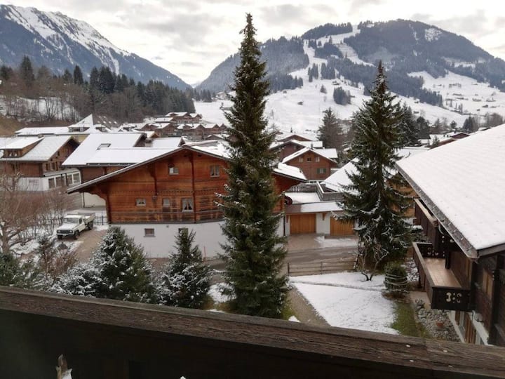 Central Location Cozy 3 Br Flat In Gstaad - 格施塔德