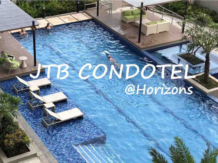 Jtb Condotel @Horizons (Poolsideview)deluxetwinbed - Cebu, Philippines