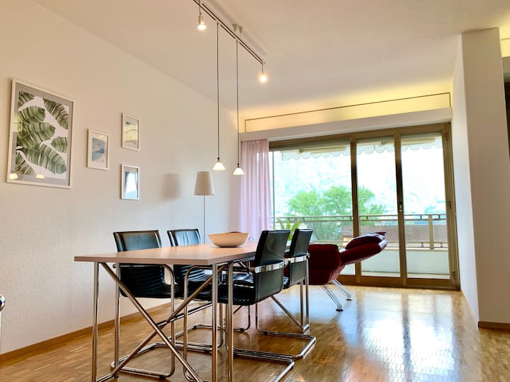 Beautiful Apartment With Lake View Near Locarno - ロカルノ
