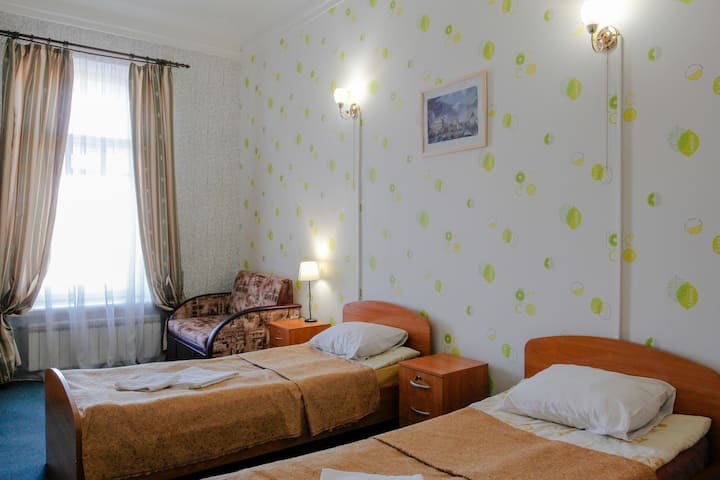 Уютная комната на Петроградской для 2 гостей - 상트페테르부르크
