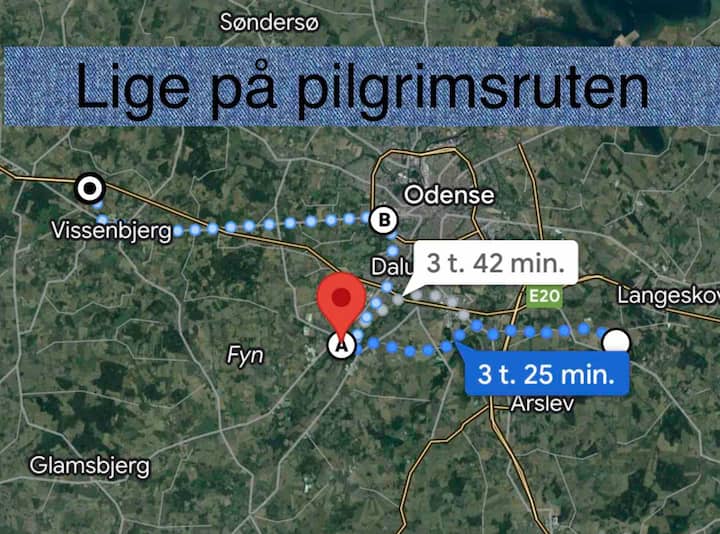 Primitiv Teltplads Lige På Pilgrimsruten - Odense
