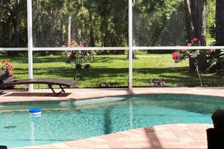 Beautiful Forest View Home With A Heated Pool !!! - Lakewood Ranch, FL