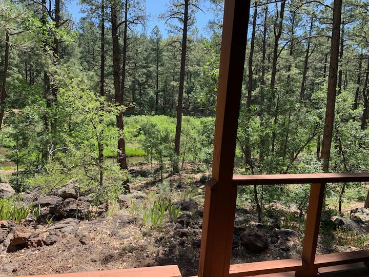 Private Cabin On Billy Creek With 2 Acres! - パイントップ＝レイクサイド, AZ