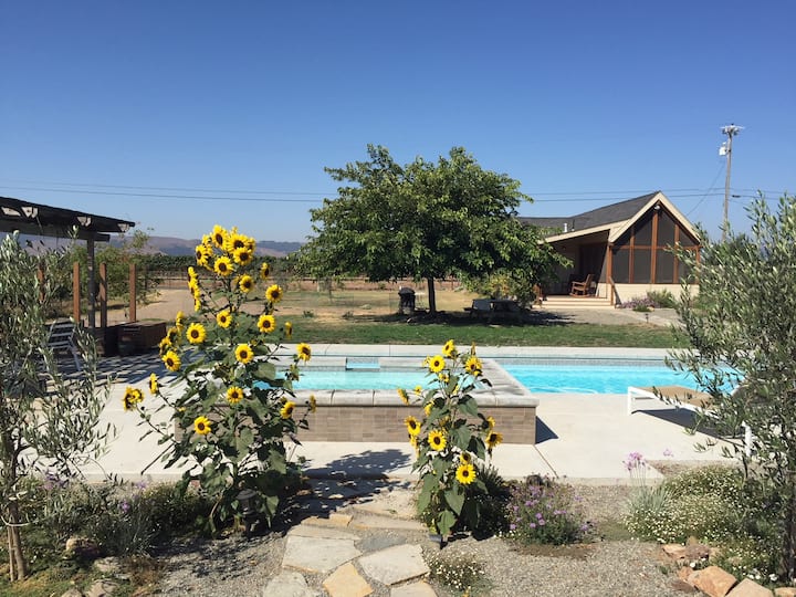 Idyllic Sonoma Vineyard Farmhouse With Pool - Napa Valley, CA