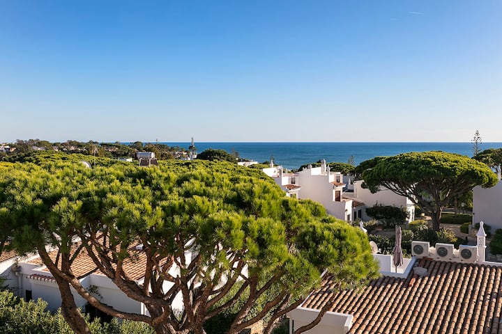 Vale Do Lobo Vila With Large Rooftop & Ocean View - 阿爾曼西爾