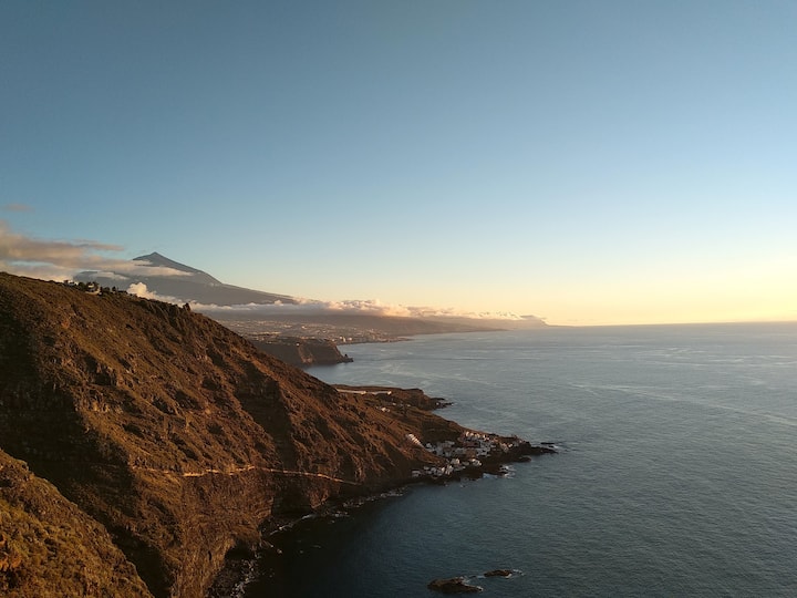 Vistas Teide Costa Terraza Mar Aparcamiento Netflix - El Sauzal