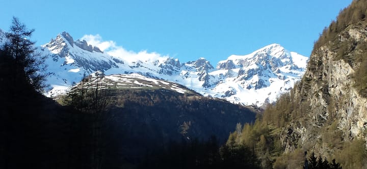 Apartment With Garden Facing Mount Grand Combin - Étroubles
