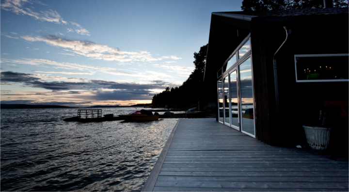 Boathouse By Great Lake, Jämtland - 스웨덴