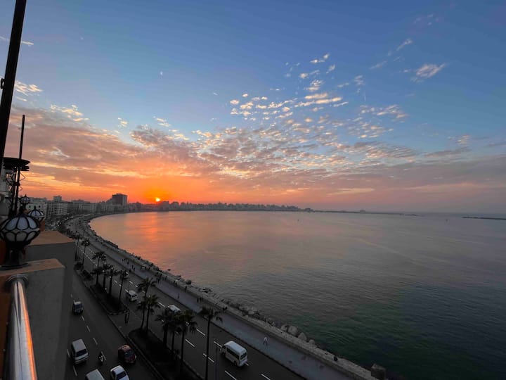 Eastern Harbor Panorama - エジプト アレクサンドリア