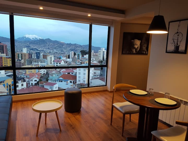 Wow, Stylish Apartment With Amazing City View - La Paz