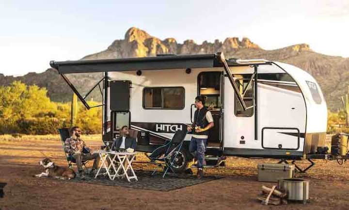 New Hitch 18 Ft Rv Trailer At Oceano Campground - Pismo Beach, CA