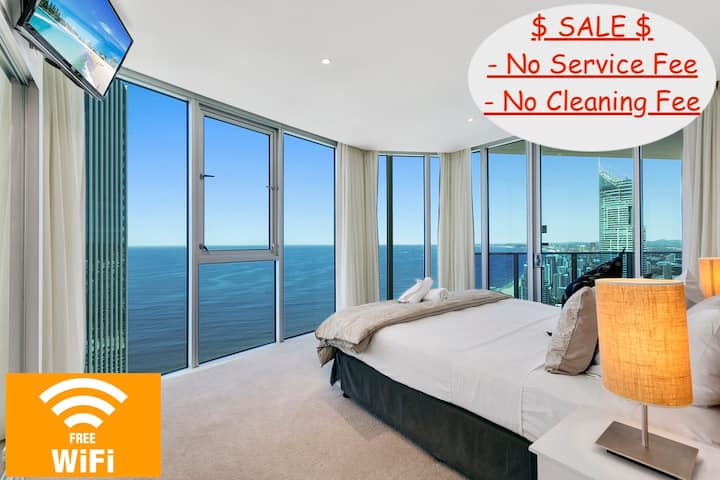 O Residence 5 Star Resort***** 51st Floor Sky Home - Surfers Paradise
