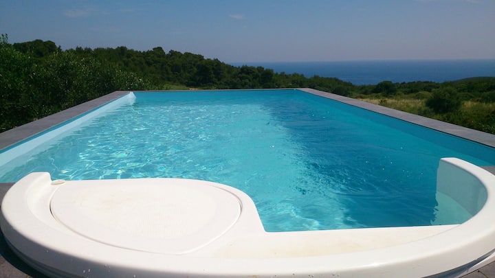 Stunning Pool And Sea View House - 비스 섬