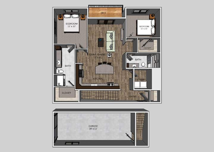 New Highlands Villa Style Apartment - Lincoln, NE
