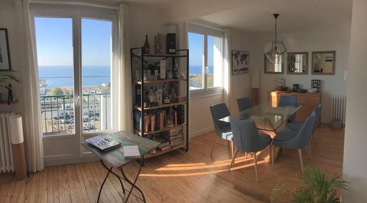 Très Joli Appartement Vue Panoramique Rade - Brest