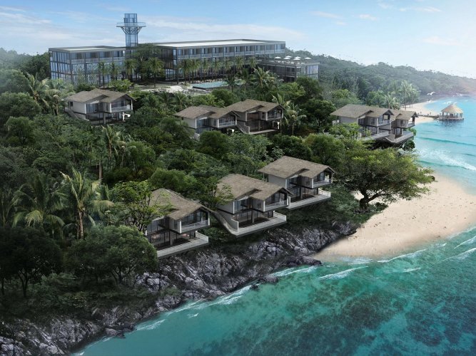 Palau Sunrise Sea View Landison Retreat Hotel Resort - Ngerulmud