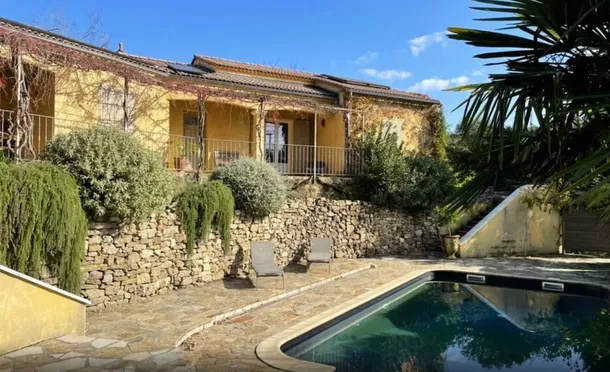Villa Pour 8 Pers. Avec Piscine, Jardin Et Terrasse À Générargues - Anduze