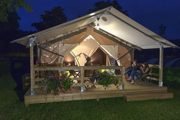 Camping Koawa La Buissière - Family Premium 29m² Clim Tv - Barjac