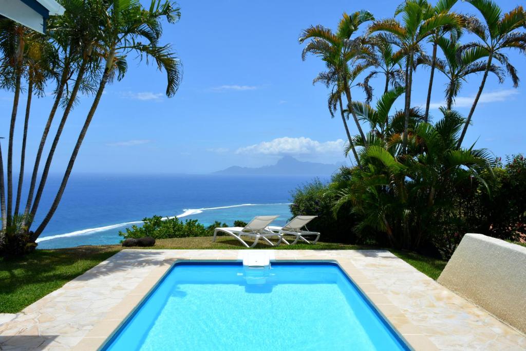 Villa Tiare - Tahiti - breathtaking view, pool & garden - up to 7 pers - Polinesia Francesa