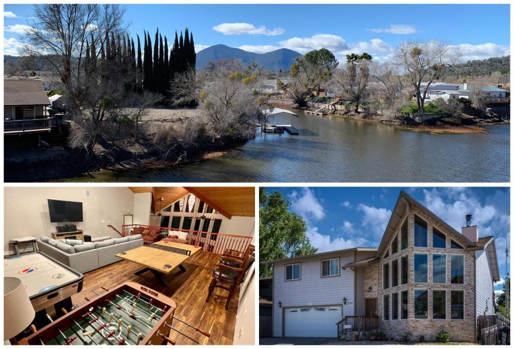 Stunning 3,400 Sq Ft Lake House W Boat Dock, Sauna, Steam Shower, And More - Clearlake, CA