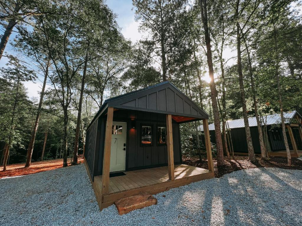 Brand New One Bedroom Cabin With Kitchenette Minutes From Lake Hartwell Cabin 10 - Georgia