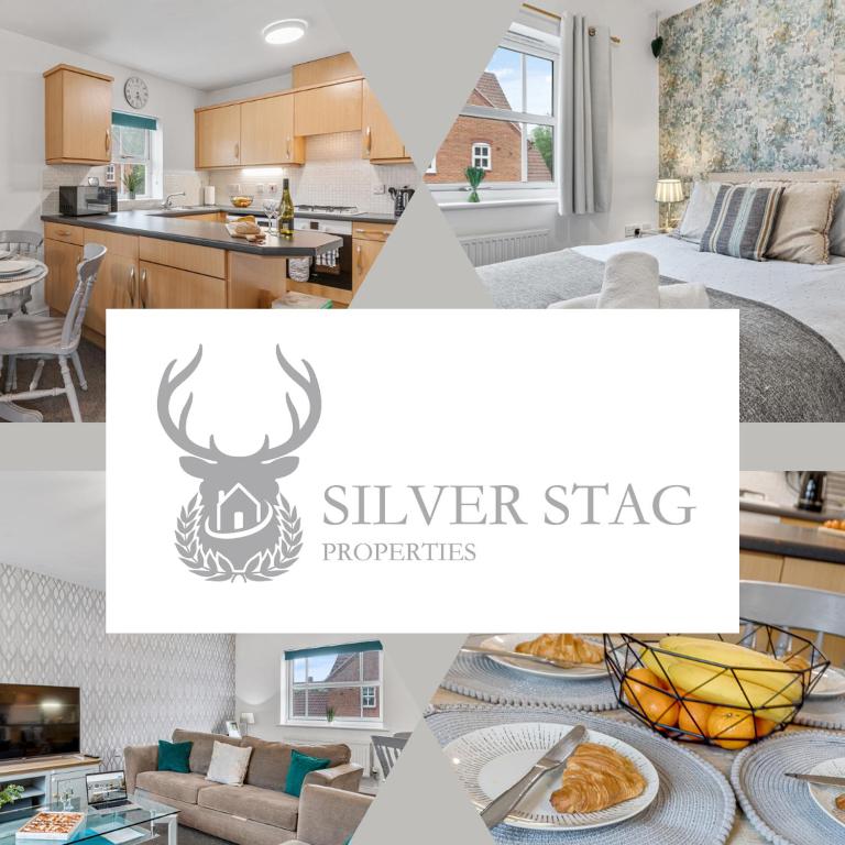 Silver Stag Properties, Modern 2 Br House - East Midlands Airport (EMA)