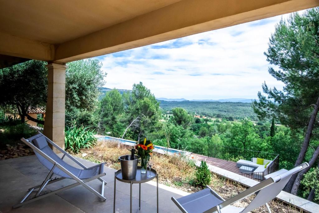 Studio Panoramic With The Pool Near Saint Victoire Aix En Provence - Meyreuil