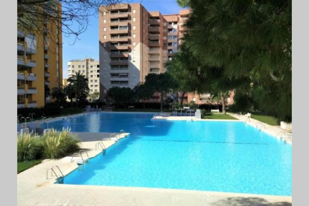 Apartamento Con Gran Piscina De Temporada A 200 Metros De La Playa - Sagunto
