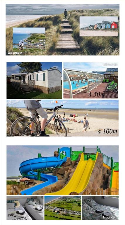 Mobile-home 100m Plage Utah Mme Surget - Normandy